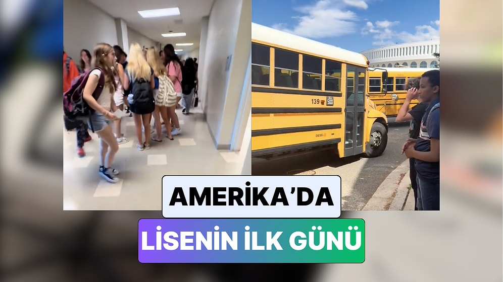 Film Sahnesi Gibi: Amerika'da Lise Okuyan Bir Türk Okulunun İlk Gününü Paylaştı