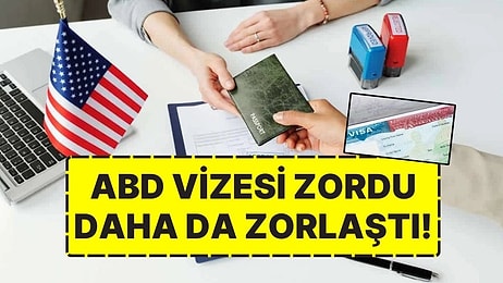 ABD Vizesine Yüzde 135’lik Büyük Zam: ABD Vize Ücreti 185 Dolardan 435 Dolara Yükseldi