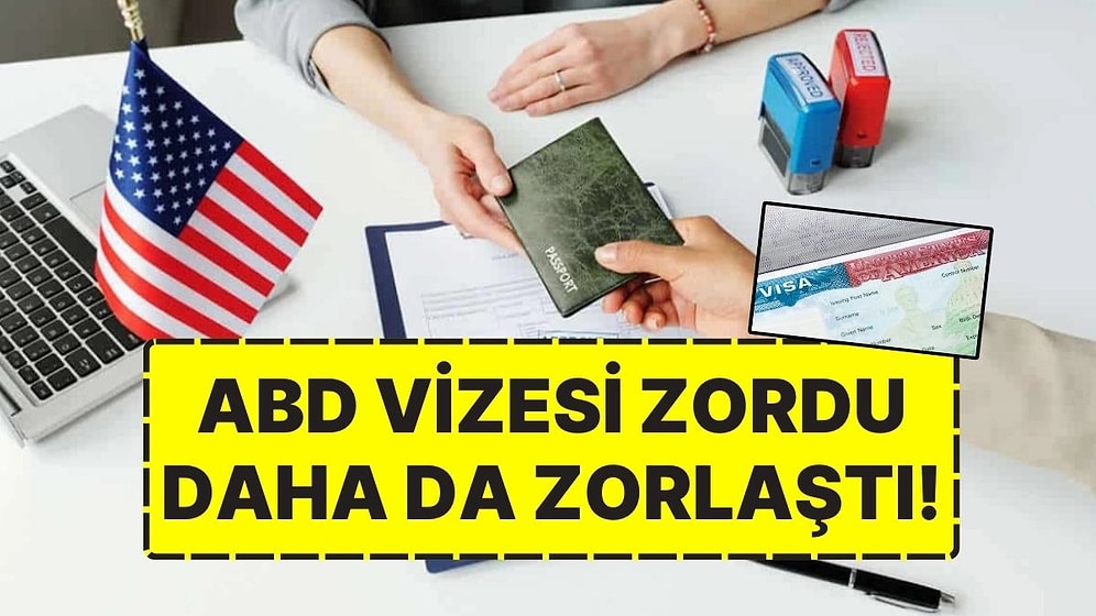 ABD Vizesine Yüzde 135’lik Büyük Zam: ABD Vize Ücreti 185 Dolardan 435 Dolara Yükseldi