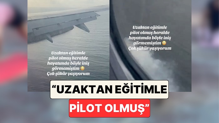 İstanbul’dan Rize’ye Giden Yolcu Sert Bir Şekilde İniş Yapan Uçaktaki Korku Dolu Anları Paylaştı