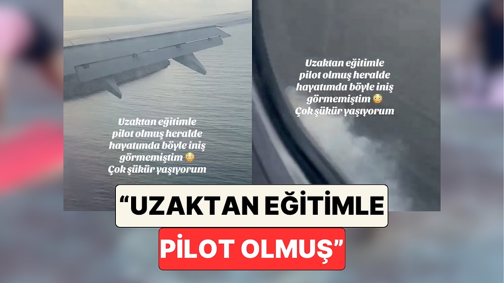İstanbul’dan Rize’ye Giden Yolcu Sert Bir Şekilde İniş Yapan Uçaktaki Korku Dolu Anları Paylaştı