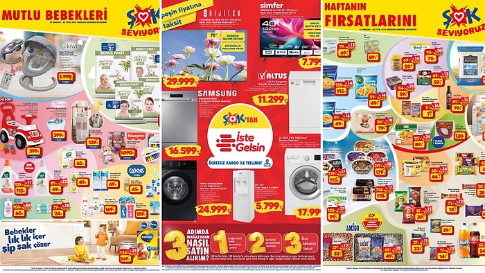 ŞOK'a Otomatik Sallanır Ana Kucağı Geliyor! 27 Ağustos 2025 ŞOK Aktüel Ürünler Kataloğu