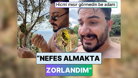 Doğada Yürüyüş Yaparken Hiç Bilmediği Bir Bitkinin Tadına Bakan Adam Başına Gelenleri Anlattı