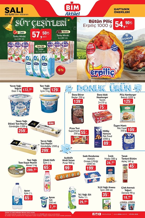 Erpiliç Bütün Piliç 1000 gr gr 54,90 TL