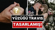Yüzüğü Bile Kendi Tasarlamış: Pop'un Kraliçesi Taylor Swift'e Travis Kelce'den Rüya Gibi Bir Evlilik Teklifi!