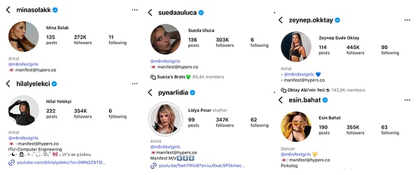 Bu iddiaların yanında Esin Bahat'ın paylaşılan videonun aksine 62 kişiyi takip ettiği görülürken, diğer kızların ise takipçi sayılarının düşmediği fark edildi.