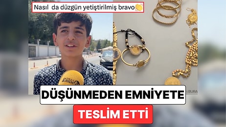 Çöpün Yanında Bulduğu Altınları Polise Teslim Ettiği İçin Eleştirilen 15 Yaşındaki Ömer Yaşananları Anlattı