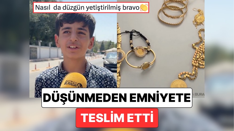 Çöpün Yanında Bulduğu Altınları Polise Teslim Ettiği İçin Eleştirilen 15 Yaşındaki Ömer Yaşananları Anlattı