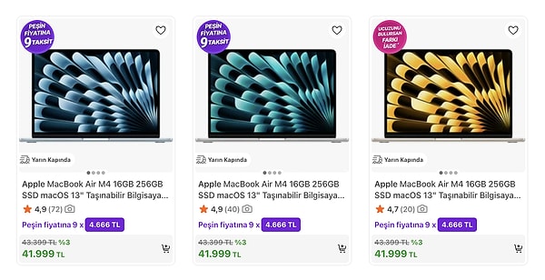 Apple’ın en güçlü ve en hafif cihazlarından biri olan MacBook Air M4 için kupon fırsatını kaçırmayın!