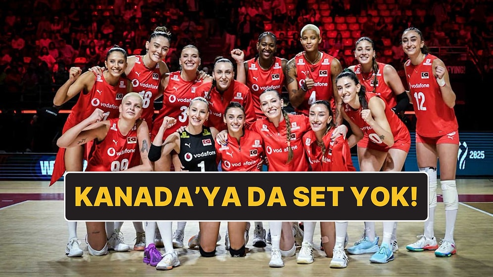 Filenin Sultanları Lider Bitirdi: A Milli Kadın Voleybol Takımı Kanada’ya da Set Vermedi