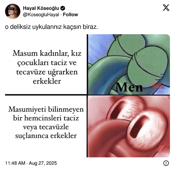 Köseoğlunun yaptığı bir başka paylaşım: