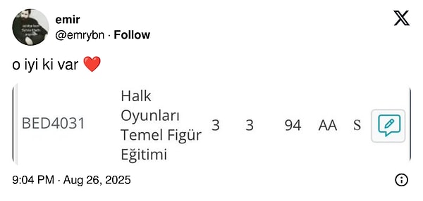 Peki başka hangi dersler var?