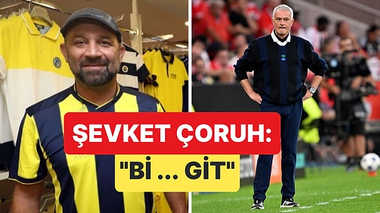 Benfica-Fenerbahçe Maçında Jose Mourinho, Fanatik Fenerbahçeli Şevket Çoruh'u Çıldırttı