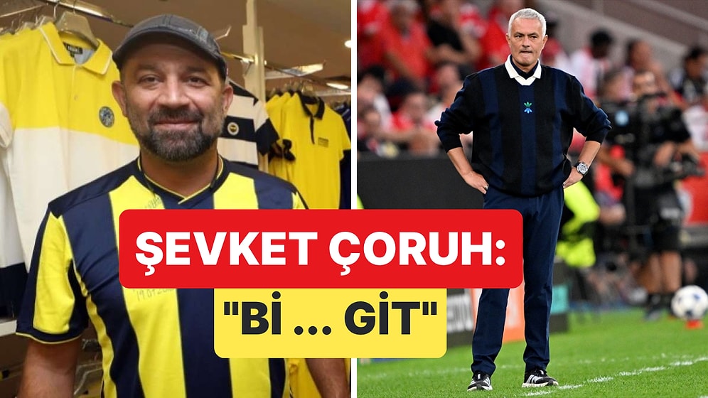 Benfica-Fenerbahçe Maçında Jose Mourinho, Fanatik Fenerbahçeli Şevket Çoruh'u Çıldırttı