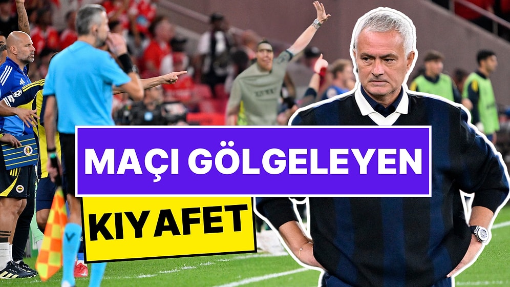 Jose Mourinho’nun Fenerbahçe-Benfica Maçında Giydiği Kıyafet Gündem Oldu