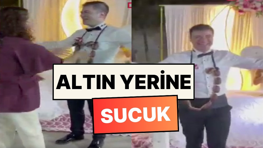 Düğününde Altın Yerine Sucuk Takılan Damat