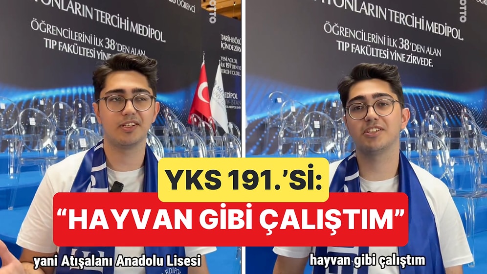 YKS'de 191. Sırayı Alan Öğrenci Açık Sözlülüğüyle Dikkat Çekti