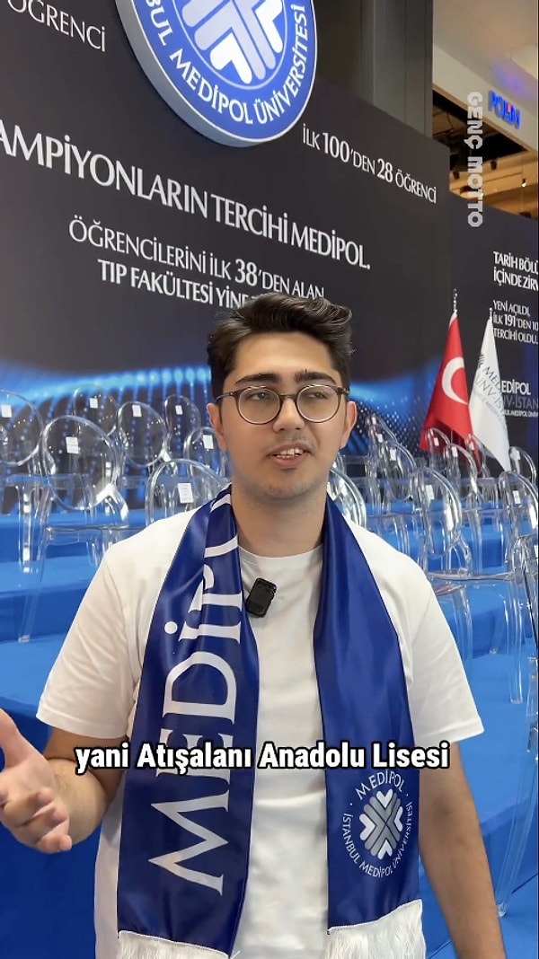YKS 191.'si genç açık sözlülüğüyle sosyal medyada dikkat çekti.