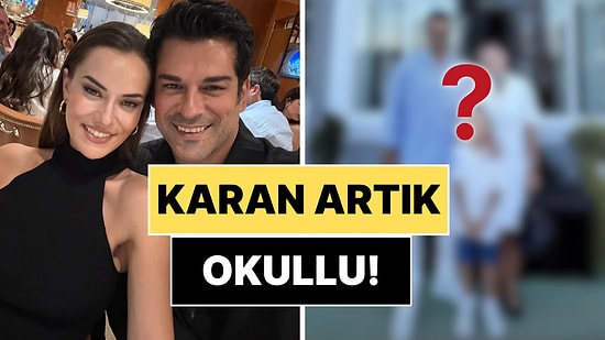 Karan Artık Okullu: Fahriye Evcen ve Burak Özçivit'ten Boşanma İddialarını Bitiren Aile Pozu!