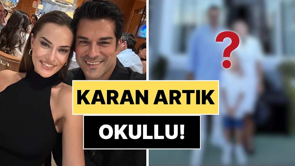 Karan Artık Okullu: Fahriye Evcen ve Burak Özçivit'ten Boşanma İddialarını Bitiren Aile Pozu!