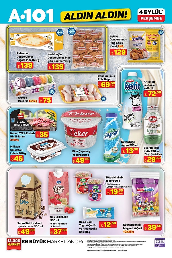 Keskinoğlu Dondurulmuş Piliç Çıtır Bonfile 139 TL