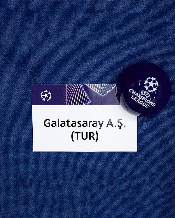 Şampiyonlar Ligi kura çekimi yapıldı, temsilcimiz Galatasaray’ın rakipleri belli oldu.