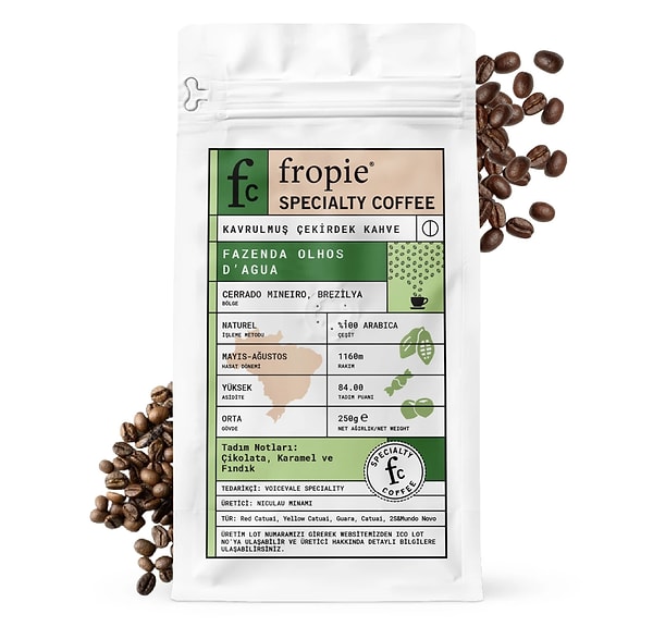 Çekirdek Kahve 250gr - Brezilya