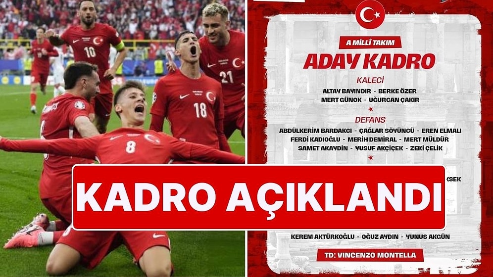 A Milli Futbol Takımı’nın İspanya ve Gürcistan Maç Kadroları Açıklandı