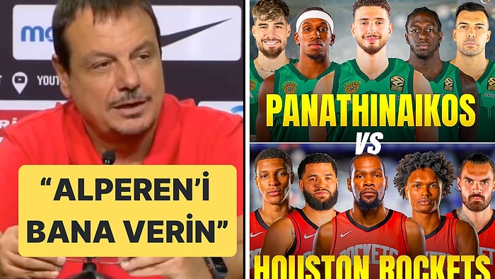 Ergin Ataman'ın Alperen Şengün İddiası Gündem Oldu: "Alperen'i Bana Verin Rockets'ı Yeneriz"