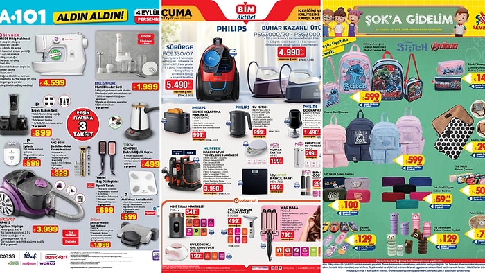 İndirim Günleri Başlıyor! 30 Ağustos - 5 Eylül Haftasında A101 ve BİM Aktüel Ürünler Listesinde Ne Var?
