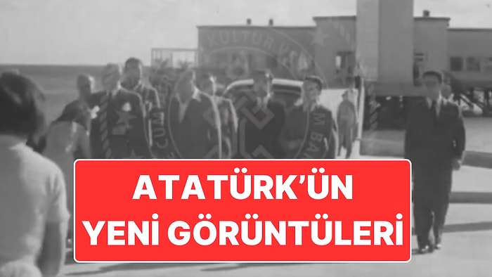 Kültür ve Turizm Bakanı Mehmet Nuri Ersoy Paylaştı: Atatürk'ün İlk Kez Yayınlanan Yeni Görüntüleri