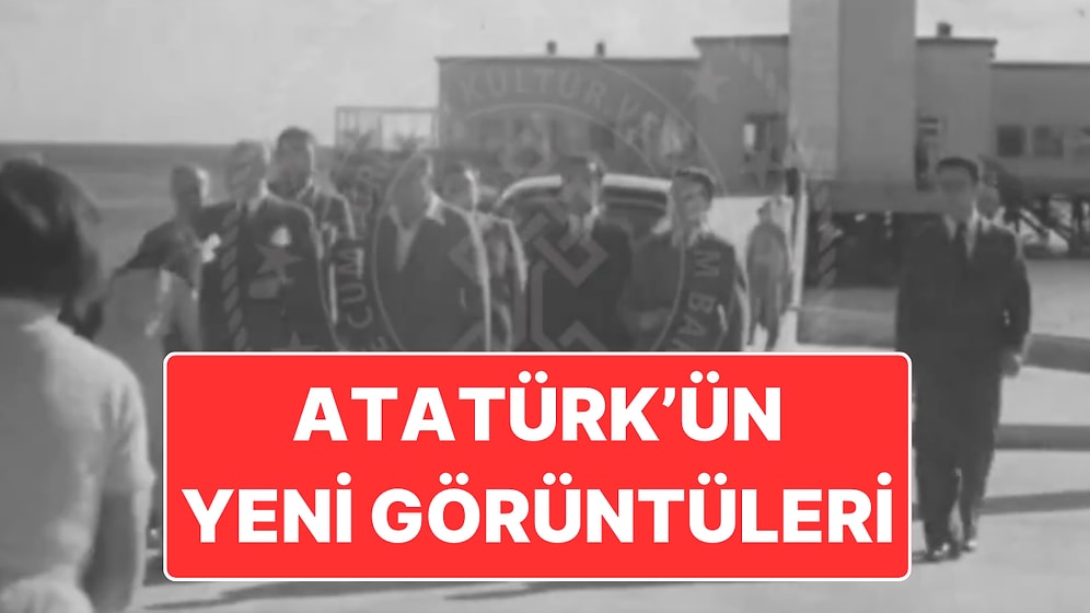Kültür ve Turizm Bakanı Mehmet Nuri Ersoy Paylaştı: Atatürk'ün İlk Kez Yayınlanan Yeni Görüntüleri