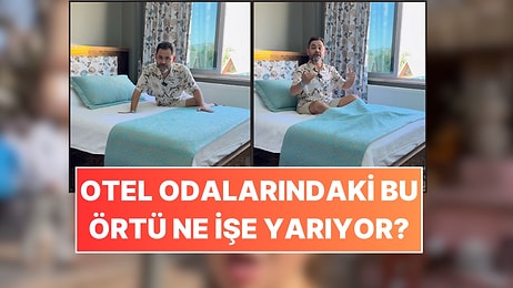 Eski Bir Turizmci Açıkladı: Otel Odalarında Yatakların Ayak Ucuna Serilen Örtü Aslında Ne İşe Yarıyor?