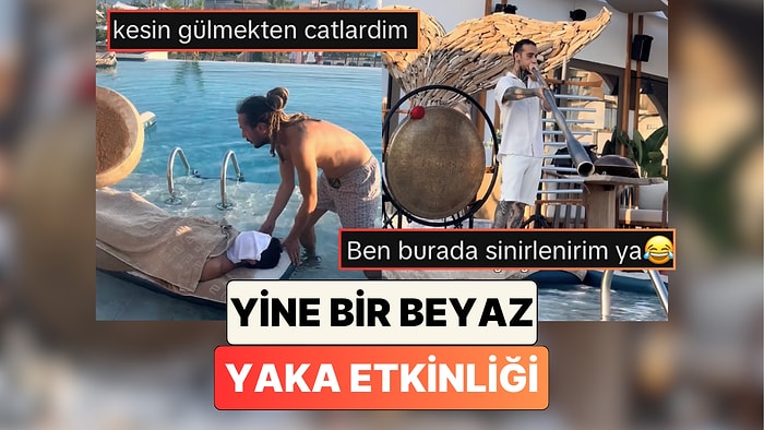 "Suyun ve Sesin Şifa Verdiği An": Yine Bir Beyaz Yaka Etkinliği Sosyal Medyanın Diline Düştü