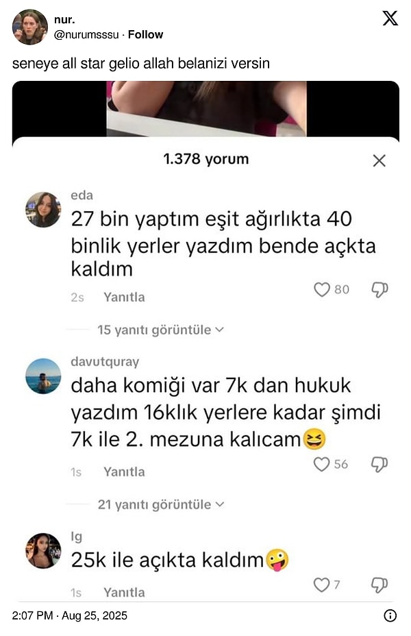 YKS de bu haftaya damgasını vurmuştu.