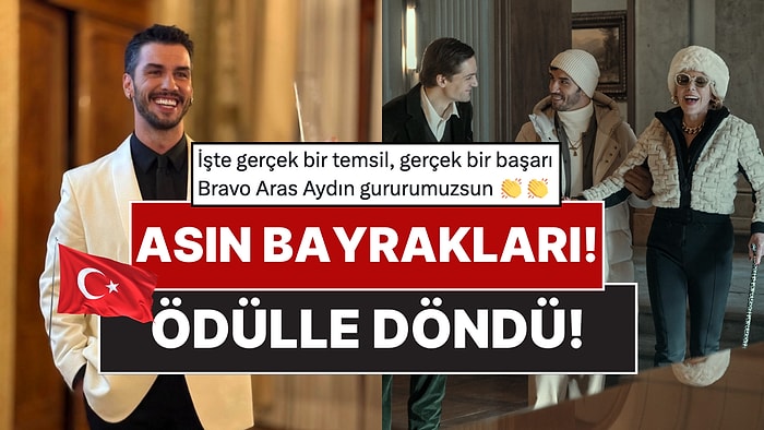 Büyük Gururlandık! Aras Aydın Venedik Festivali’nde “Uluslararası En İyi Erkek Dizi Oyuncusu” Seçildi!