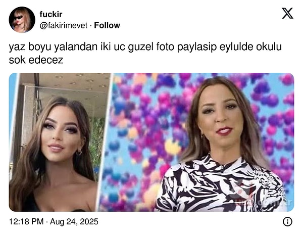 Fotoğraflara filtre ve photoshop yaptıktan sonra okul dönemi herkes: