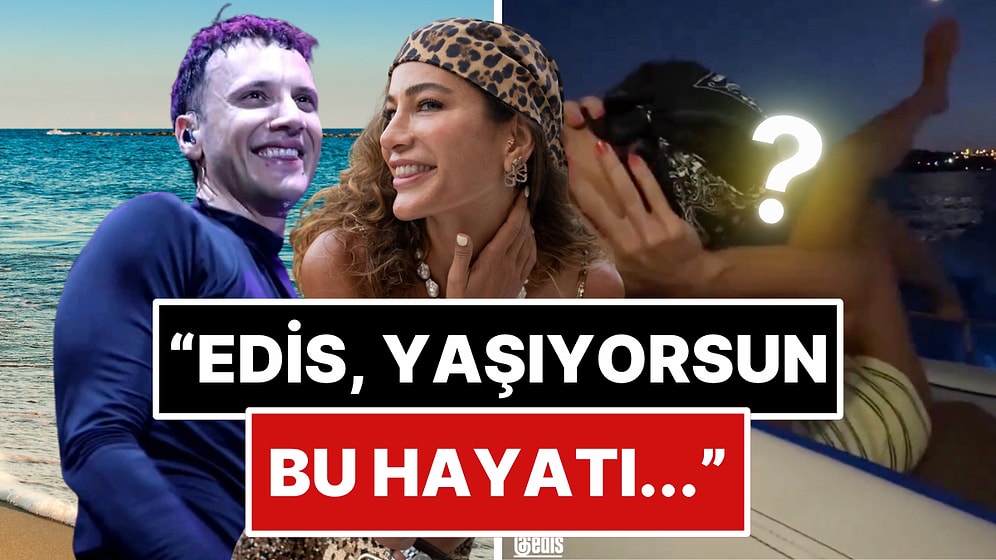 Yakın Arkadaş Olan Berrak Tüzünataç ve Edis'in 'Öpücüğe Boğmalı" Yeni Ay Ritüeli Dillere Fena Düştü!