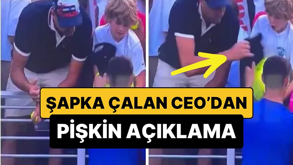 Ünlü Tenisçinin Minik Hayranı İçin İmzaladığı Şapkayı Çalan Milyarder CEO'dan Pişkin Açıklama