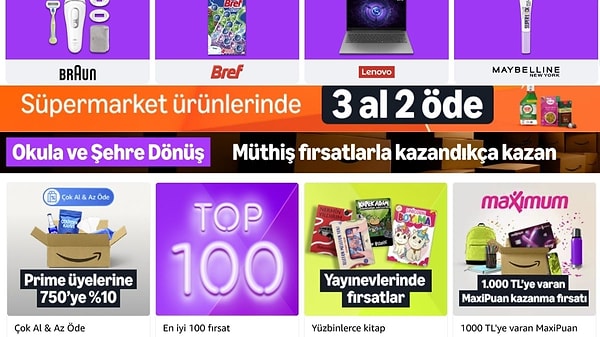 Eksik olan okul malzemelerinizi ve evde ihtiyaç duyduğunuz ürünleri tamamlamak için şimdi tam zamanı.