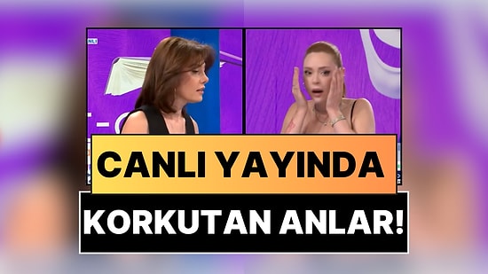 Sunucunun Paniği Ekrana Yansıdı: Ünlü Oyuncu Burcu Binici Canlı Yayında Bayıldı!