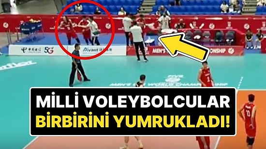 U21 Milli Voleybol Takımımızın Oyuncuları Maç Sırasında Yumruk Yumruğa Kavga Etti
