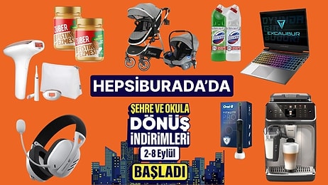 Hepsiburada'da Şehre ve Okula Dönüş İndirimleri Başladı!