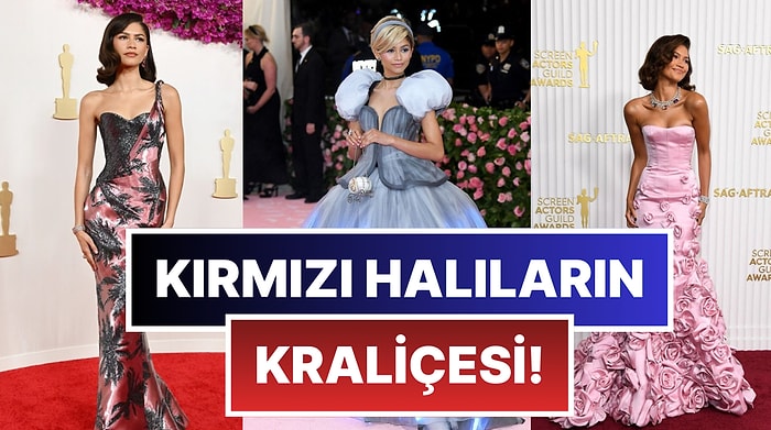 Unutulmayacak Bir Moda İkonu! Zendaya'nın Her Zaman Akıllarda Kalacak Kırmızı Halı Görünümleri!