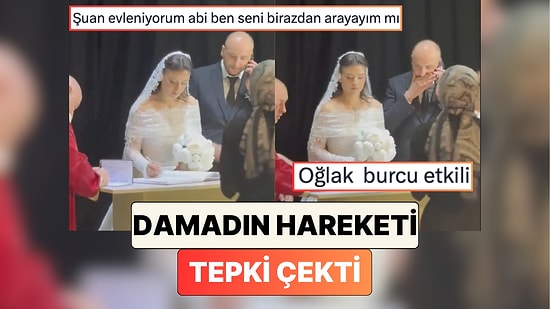 Nikahı Sırasında İmzalar Atılırken Müşterinin Telefonunu Yanıtlayan Damat Tepki Çekti