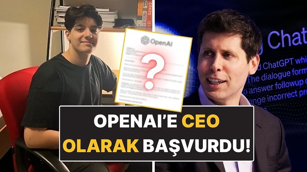 Türk Girişimcinin OpenAI CEO Başvurusu ve Aldığı Yanıt Sosyal Medyada Gündem Oldu