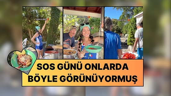 Biz Yapınca Böyle Durmuyor: İtalya'da Bir Aile Kışlık Domates Sos Yaparken Eğlendikleri Anları Paylaştı