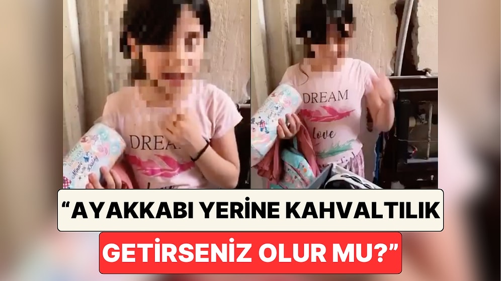 Okul Yardımı Yapılan Minik Kızın İsteği Yürekleri Acıttı: "Ayakkabı Yerine Kahvaltılık Getirseniz Olur mu?"