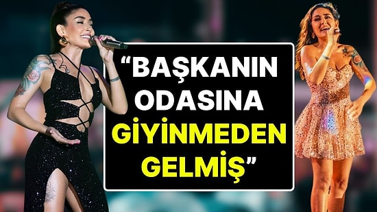 AKP’li İsimden Şarkıcı Melek Mosso’ya: “Başkan Odasına Giyinmeden İnmiş, Onu Görünce Karnım Cız Etti”