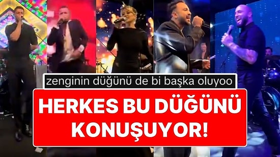 Sosyal Medya Murat Boz, Berkay, Derya Uluğ Gibi Şarkıcıların Sahne Aldığı Bu Düğünü Konuşuyor